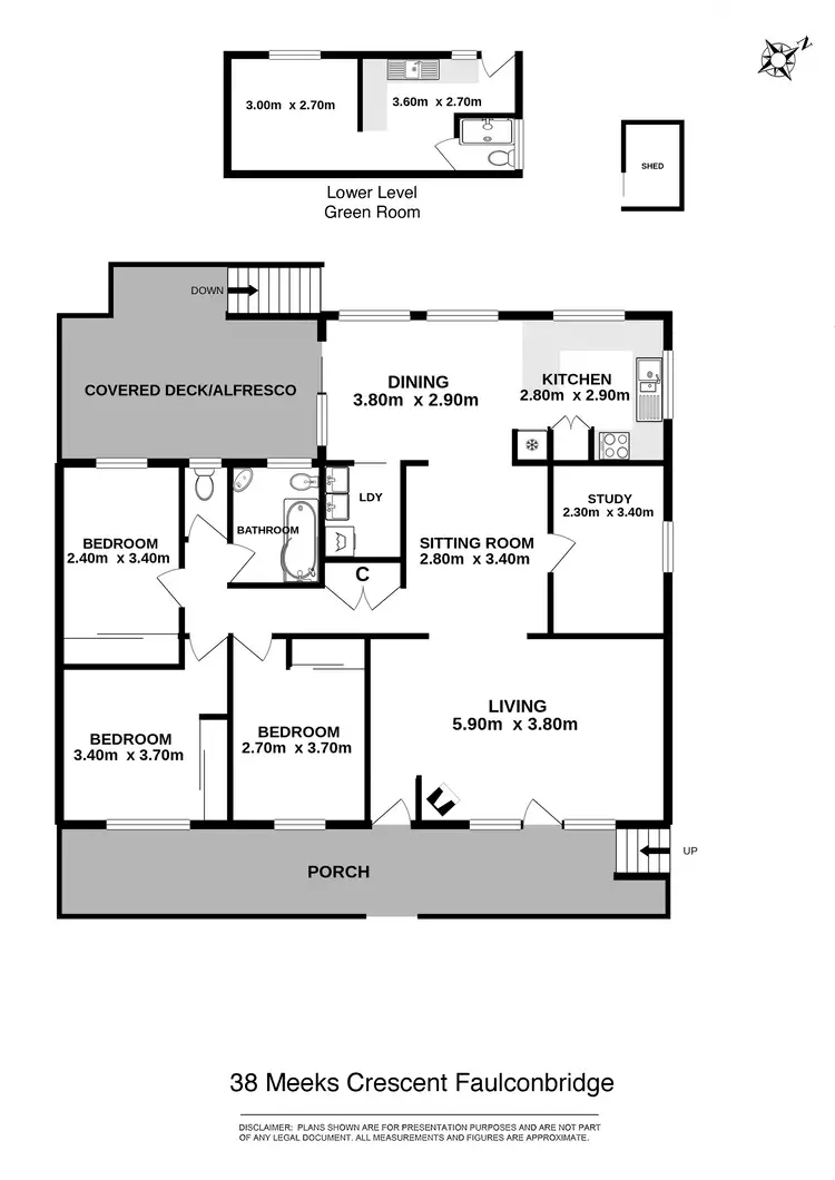 Floorplan of Homely house listing, 38 Meeks Crescent, Faulconbridge NSW 2776