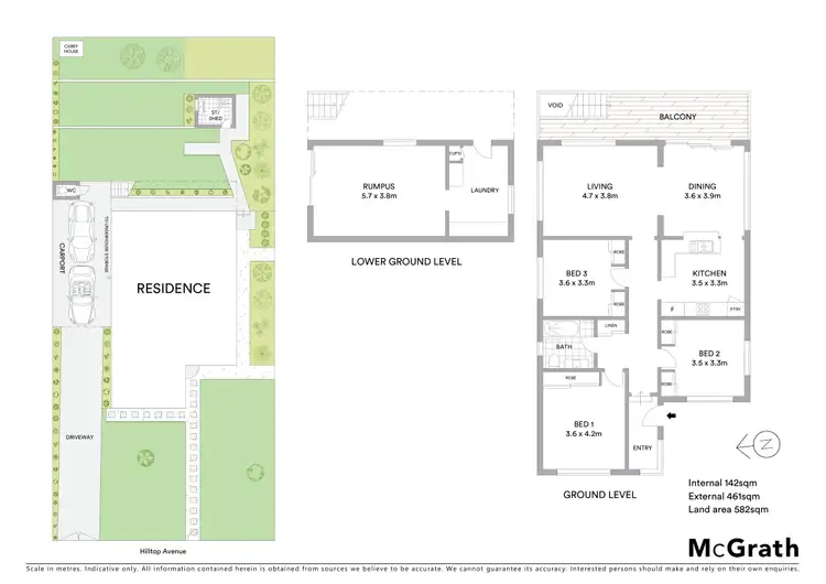 Floorplan of Homely house listing, 5 Hilltop Avenue, Lake Heights NSW 2502