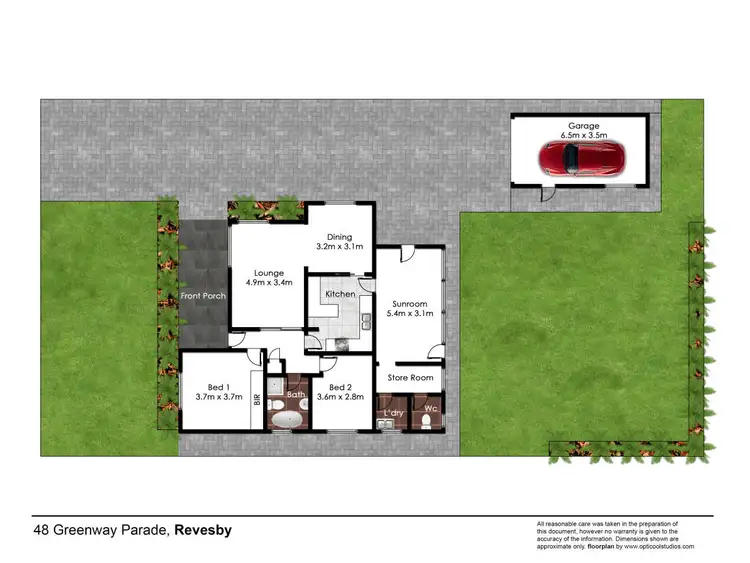 Floorplan of Homely house listing, 48 Greenway Parade, Revesby NSW 2212