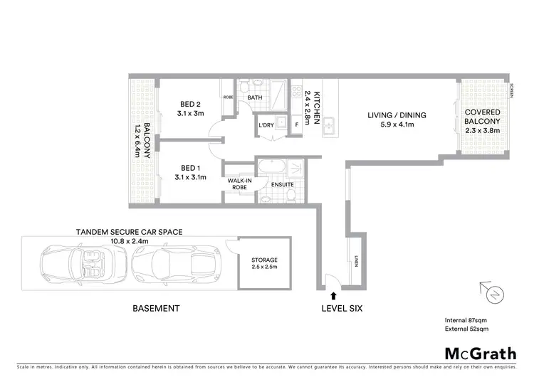 Floorplan of Homely apartment listing, 625/43 Amalfi Drive, Wentworth Point NSW 2127