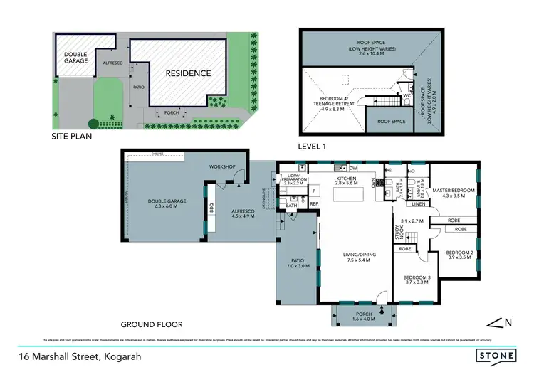 Floorplan of Homely house listing, 16 Marshall Street, Kogarah NSW 2217