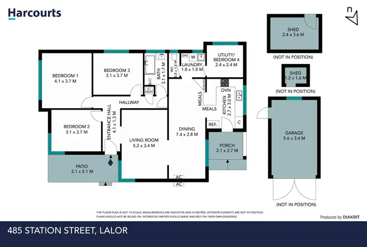 Floorplan of Homely house listing, 485 Station Street, Lalor VIC 3075