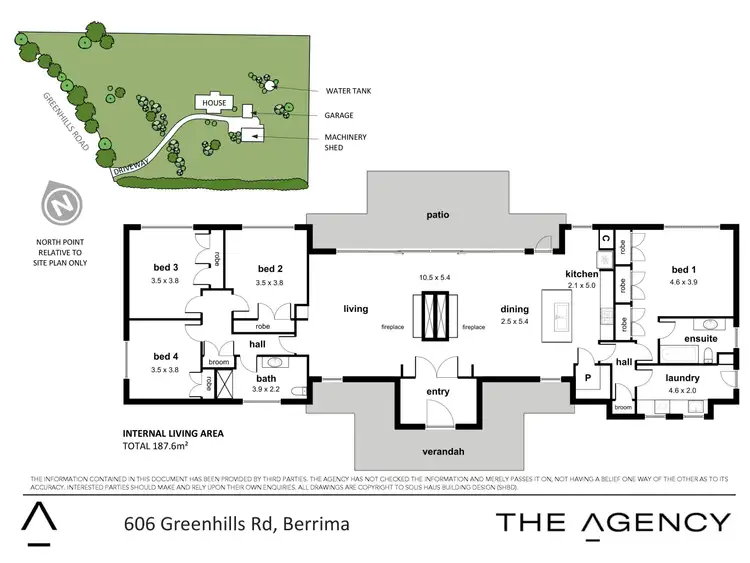 Floorplan of Homely rural property listing, 606 Greenhills Road, Berrima NSW 2577