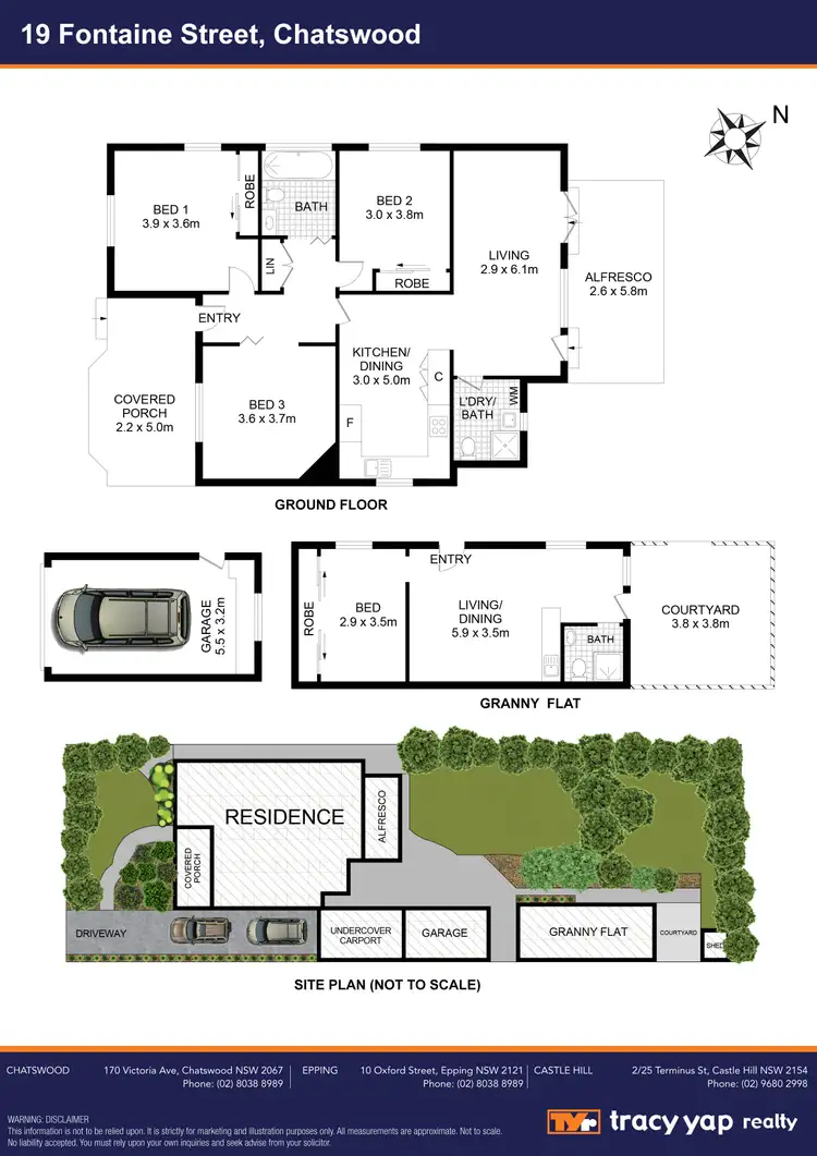 Floorplan of Homely house listing, 19 Fontaine Street, Chatswood NSW 2067