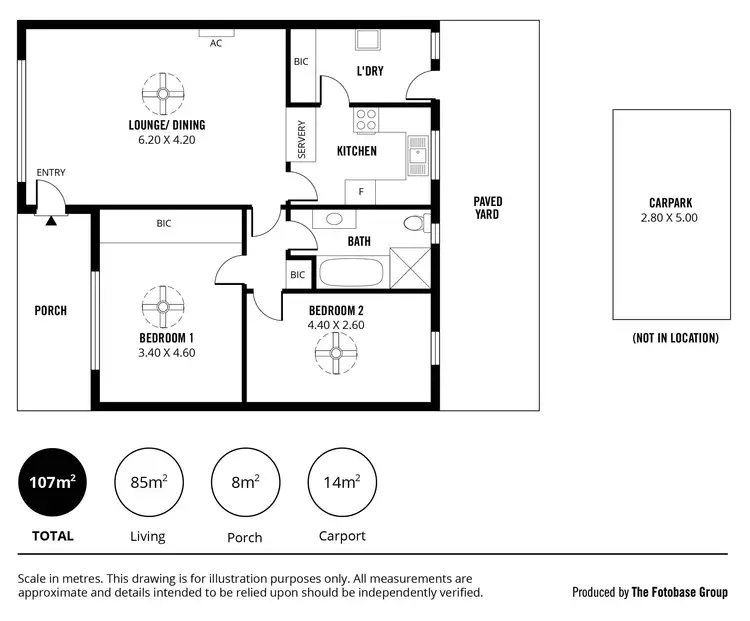 Floorplan of Homely unit listing, 2/28 Brighton Road, Glenelg East SA 5045
