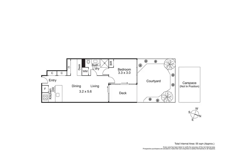 Floorplan of Homely apartment listing, G19/2 Gillies Street, Essendon North VIC 3041