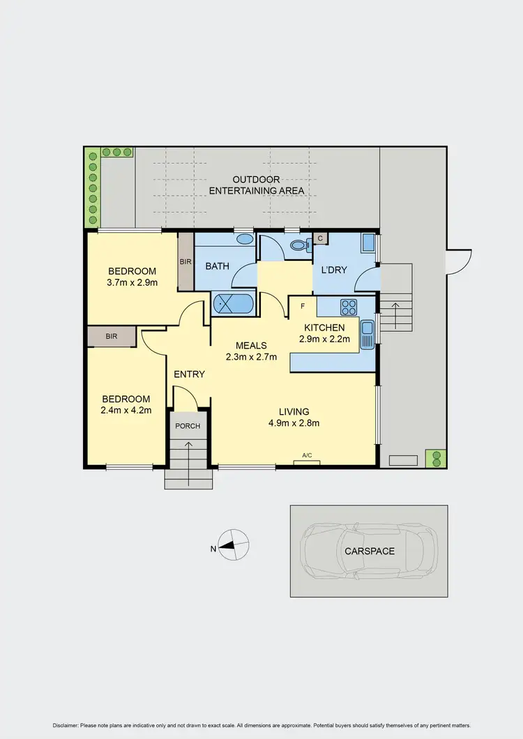 Floorplan of Homely unit listing, 5/4 Balfe Crescent, Brunswick West VIC 3055