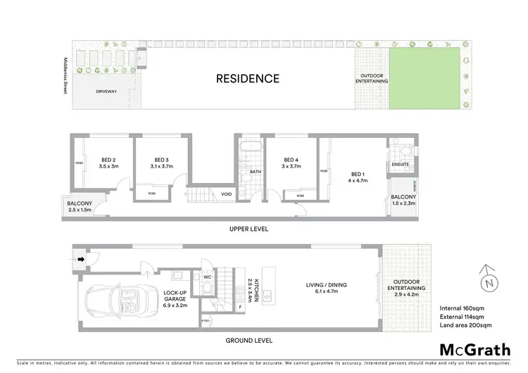 Floorplan of Homely house listing, 57a Middlemiss Street, Mascot NSW 2020