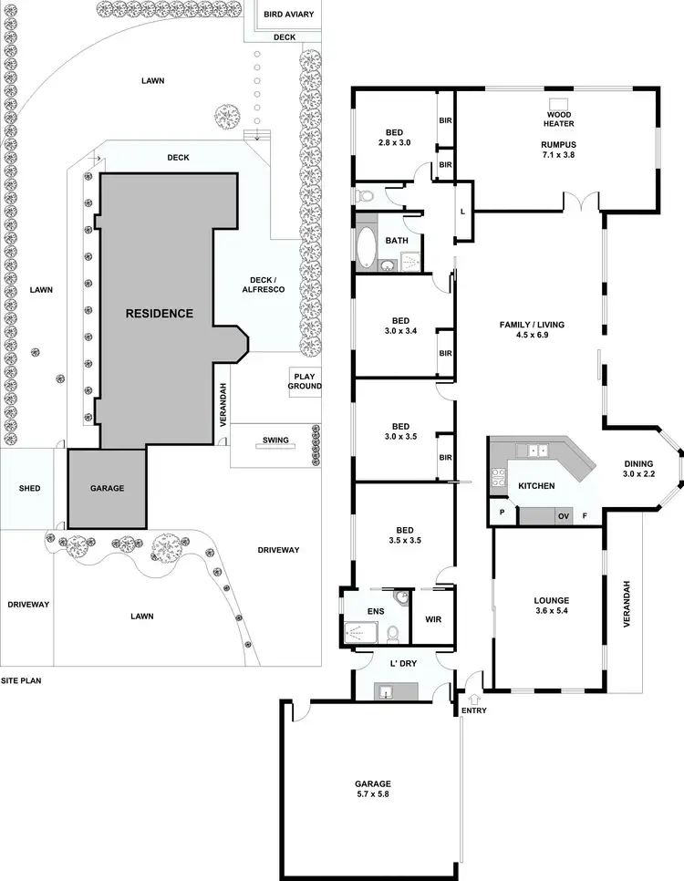 Floorplan of Homely house listing, 3 Callum Avenue, Somerville VIC 3912