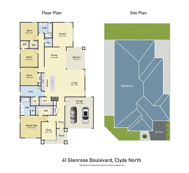 Floorplan of Homely house listing, 41 Glenrose Boulevard, Clyde North VIC 3978
