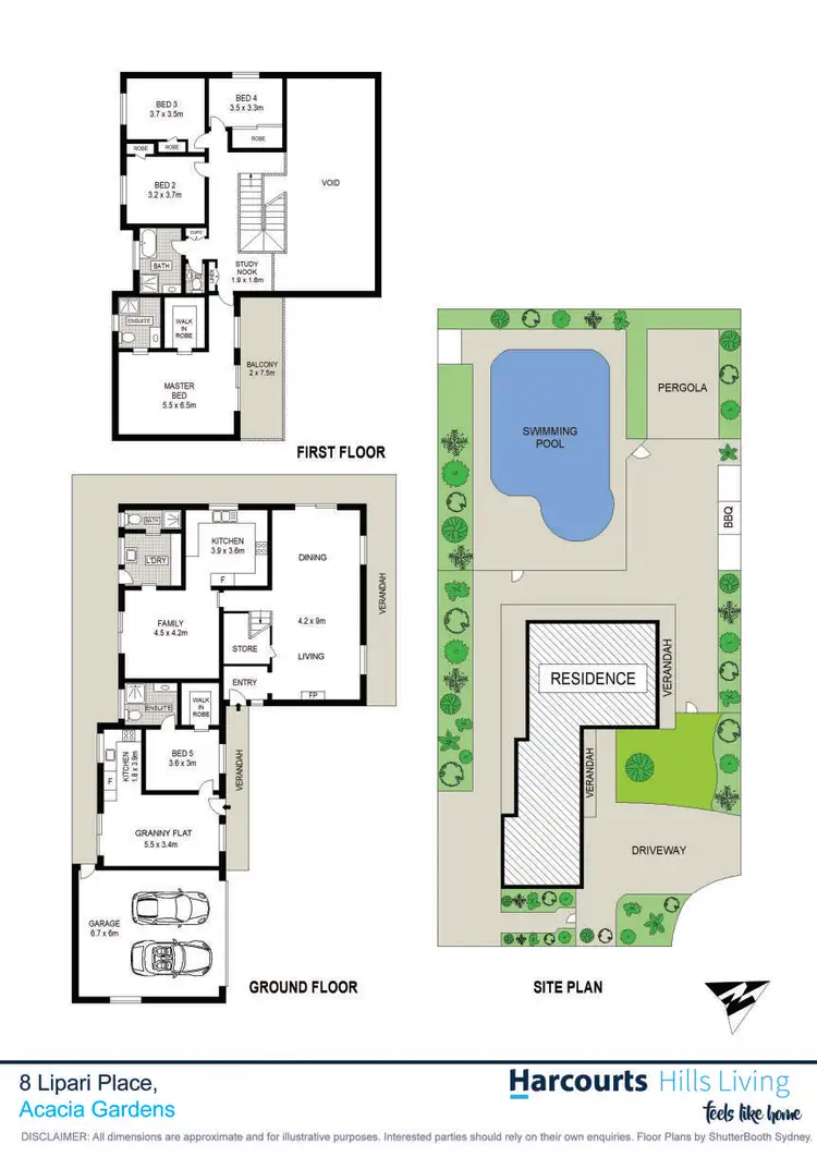 Floorplan of Homely house listing, 8 Lipari Place, Acacia Gardens NSW 2763
