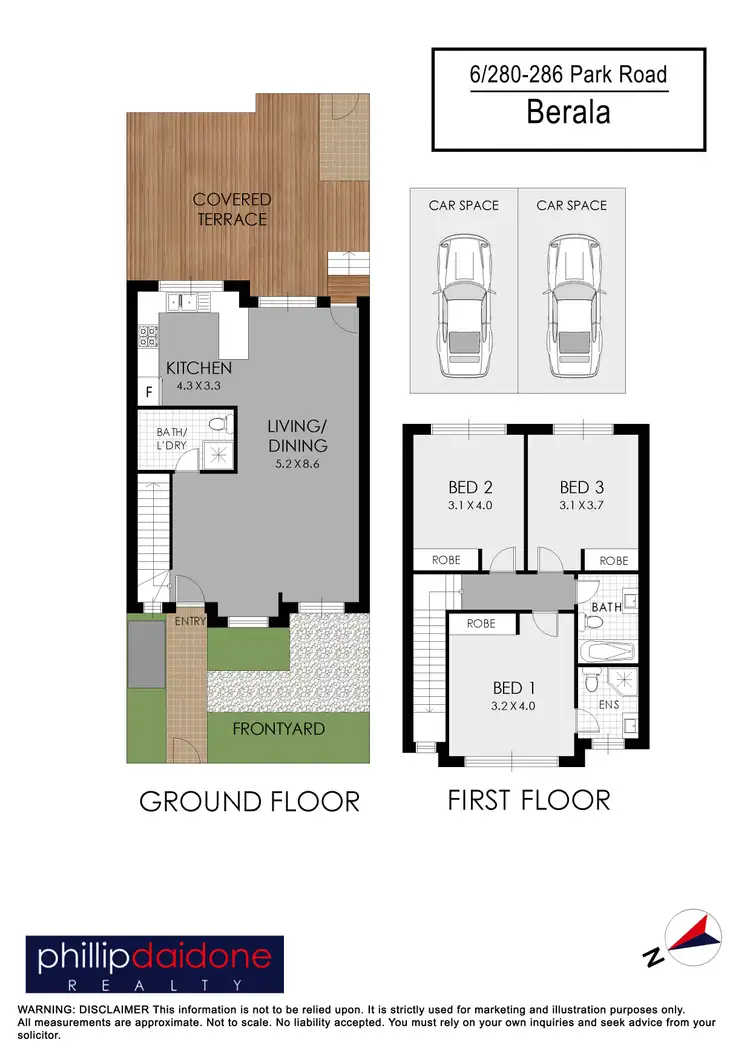 Floorplan of Homely semi-detached listing, 6/280-286 Park Road, Berala NSW 2141