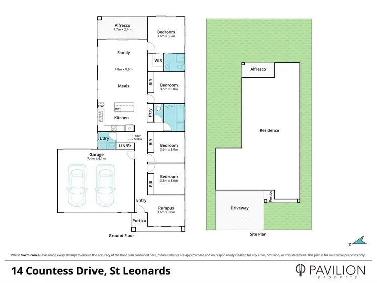 Floorplan of Homely house listing, 14 Countess Drive, St Leonards VIC 3223