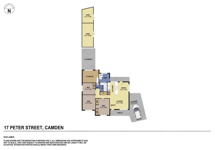 Floorplan of Homely house listing, 17 Peter Avenue, Camden NSW 2570