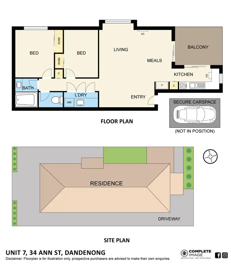 Floorplan of Homely unit listing, 7/34 Ann Street, Dandenong VIC 3175