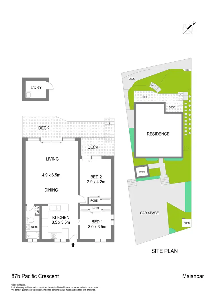 Floorplan of Homely house listing, 87b Pacific Crescent, Maianbar NSW 2230