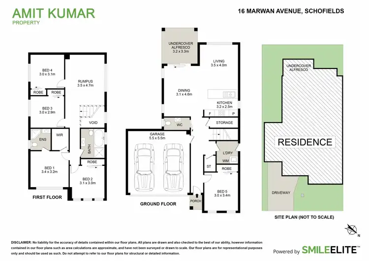 Floorplan of Homely house listing, 16 Marwan Avenue, Schofields NSW 2762