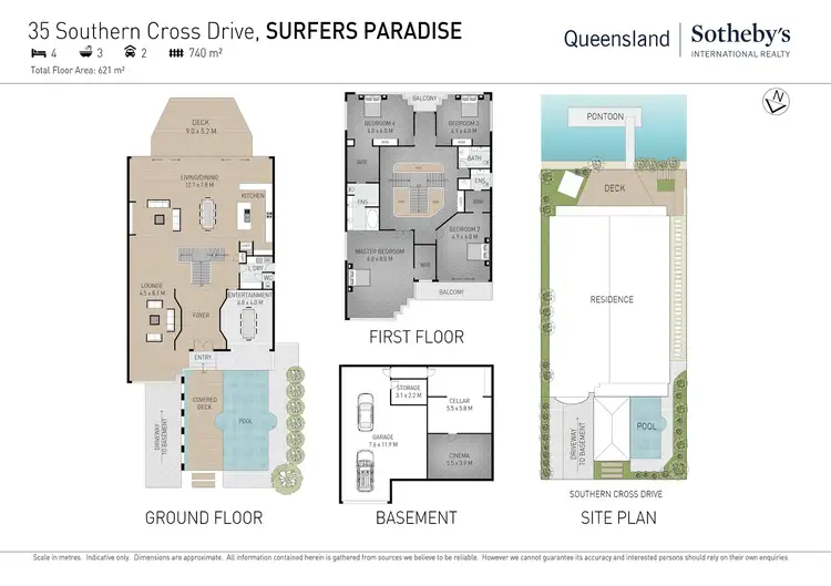 Floorplan of Homely house listing, 35 Southern Cross Drive, Surfers Paradise QLD 4217