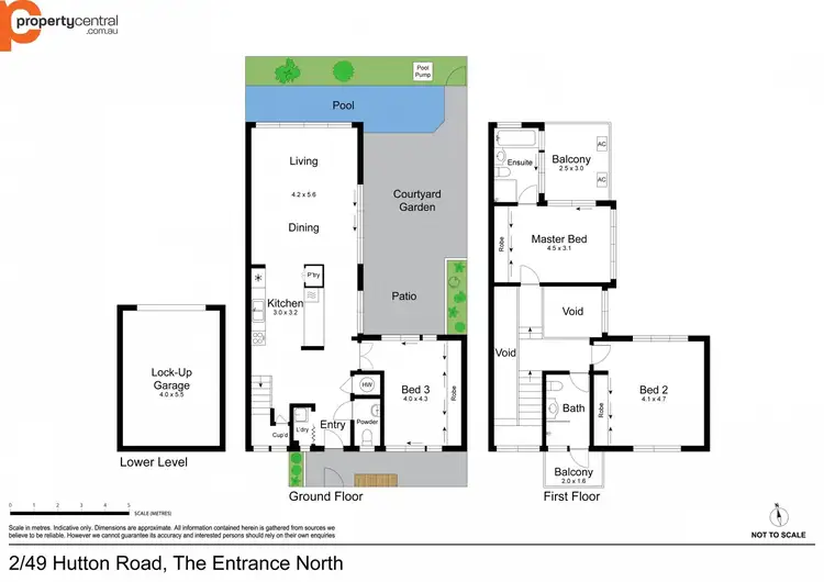Floorplan of Homely townhouse listing, 2/49-53 Hutton Road, The Entrance North NSW 2261