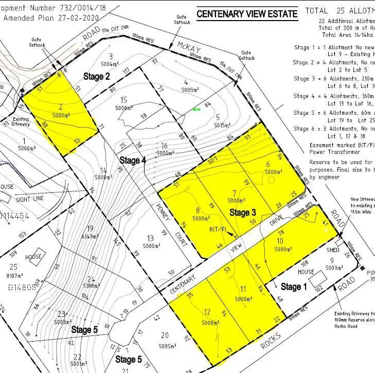 Floorplan of Homely land listing, LOT 8 Centenary View Drive, Compton SA 5291