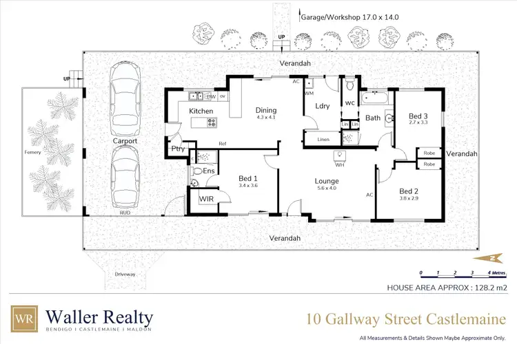 Floorplan of Homely house listing, 10 Gallway Street, Castlemaine VIC 3450