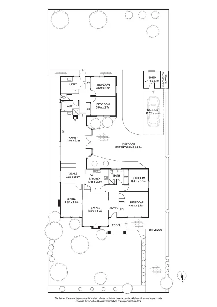 Floorplan of Homely house listing, 48 Baker Parade, Ashburton VIC 3147