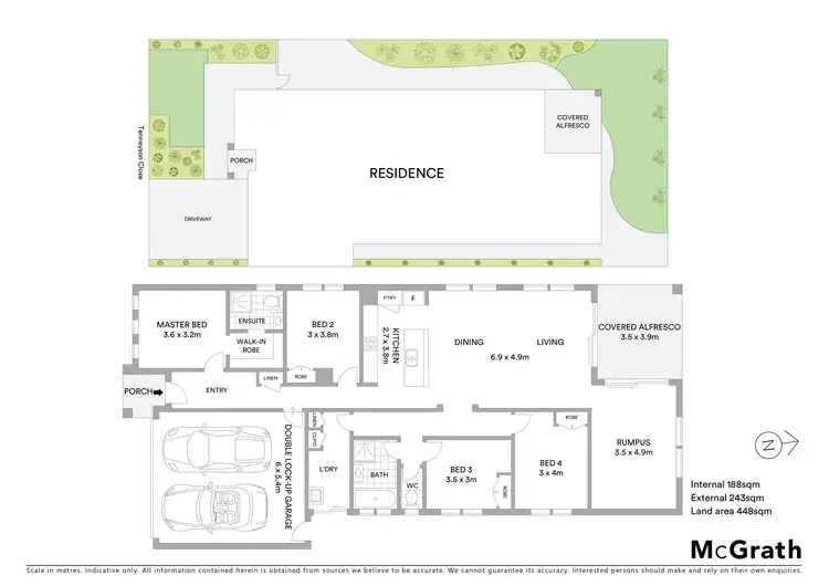 Floorplan of Homely house listing, 23 Tenneyson Close, Armstrong Creek VIC 3217