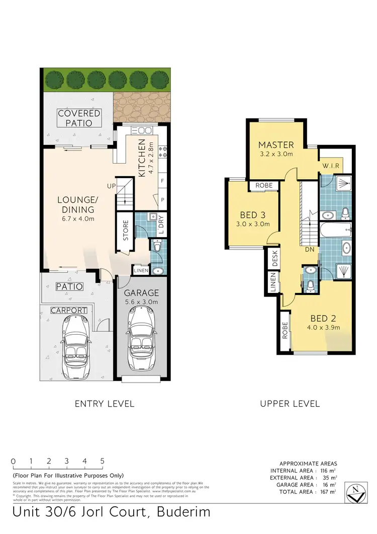 Floorplan of Homely townhouse listing, 30/6 Jorl Court, Buderim QLD 4556