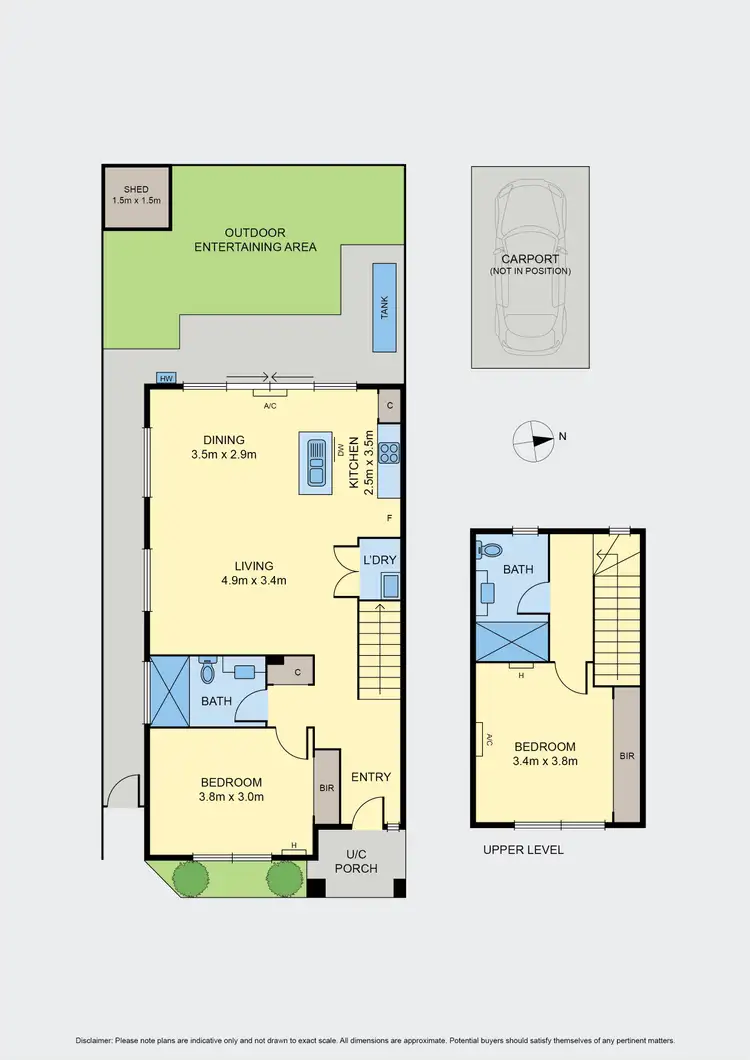 Floorplan of Homely townhouse listing, 3/7 Berry Street, Fawkner VIC 3060