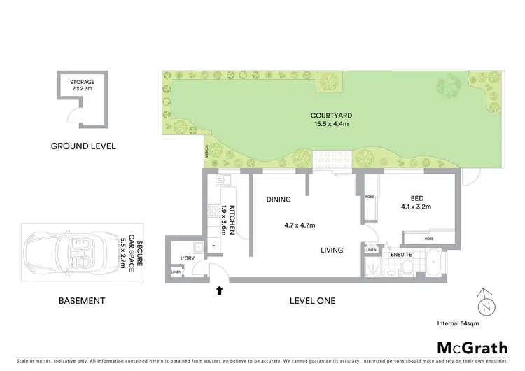 Floorplan of Homely apartment listing, 14/52 Glen Avenue, Randwick NSW 2031
