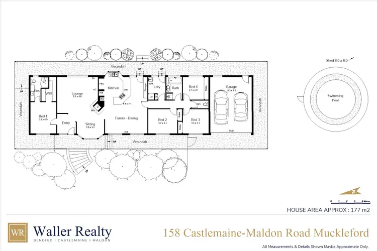 Floorplan of Homely house listing, 158 Castlemaine - Maldon Road, Muckleford VIC 3451