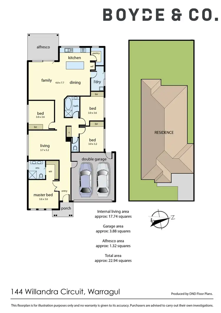 Floorplan of Homely house listing, 144 Willandra Circuit, Warragul VIC 3820