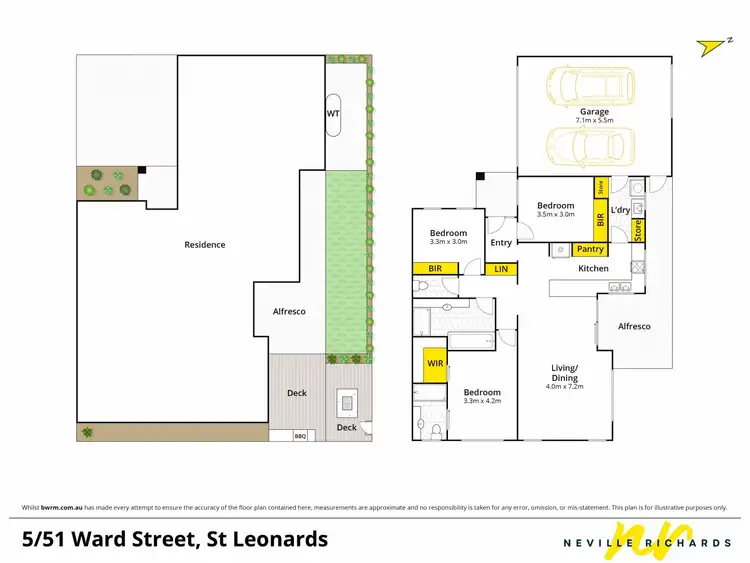 Floorplan of Homely unit listing, 5/51 Ward Street, St Leonards VIC 3223