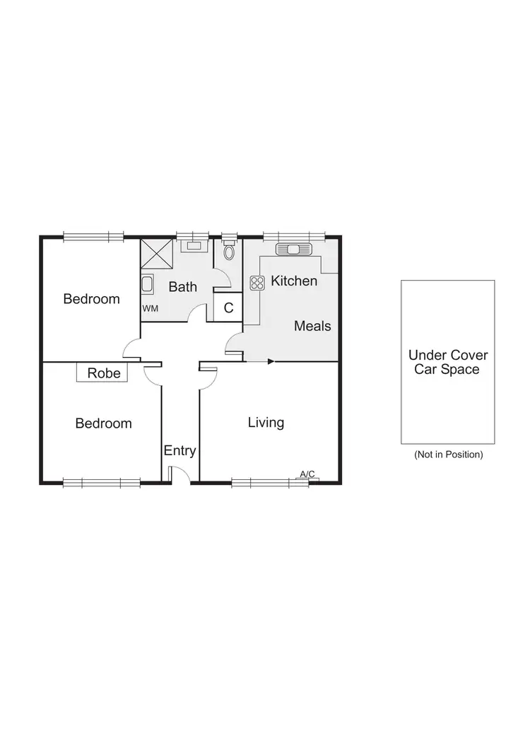Floorplan of Homely apartment listing, 8/86 Pentland Parade, Yarraville VIC 3013