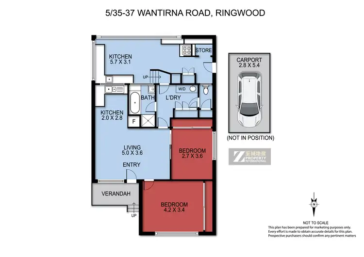 Floorplan of Homely unit listing, 5/35-37 Wantirna Road, Ringwood VIC 3134