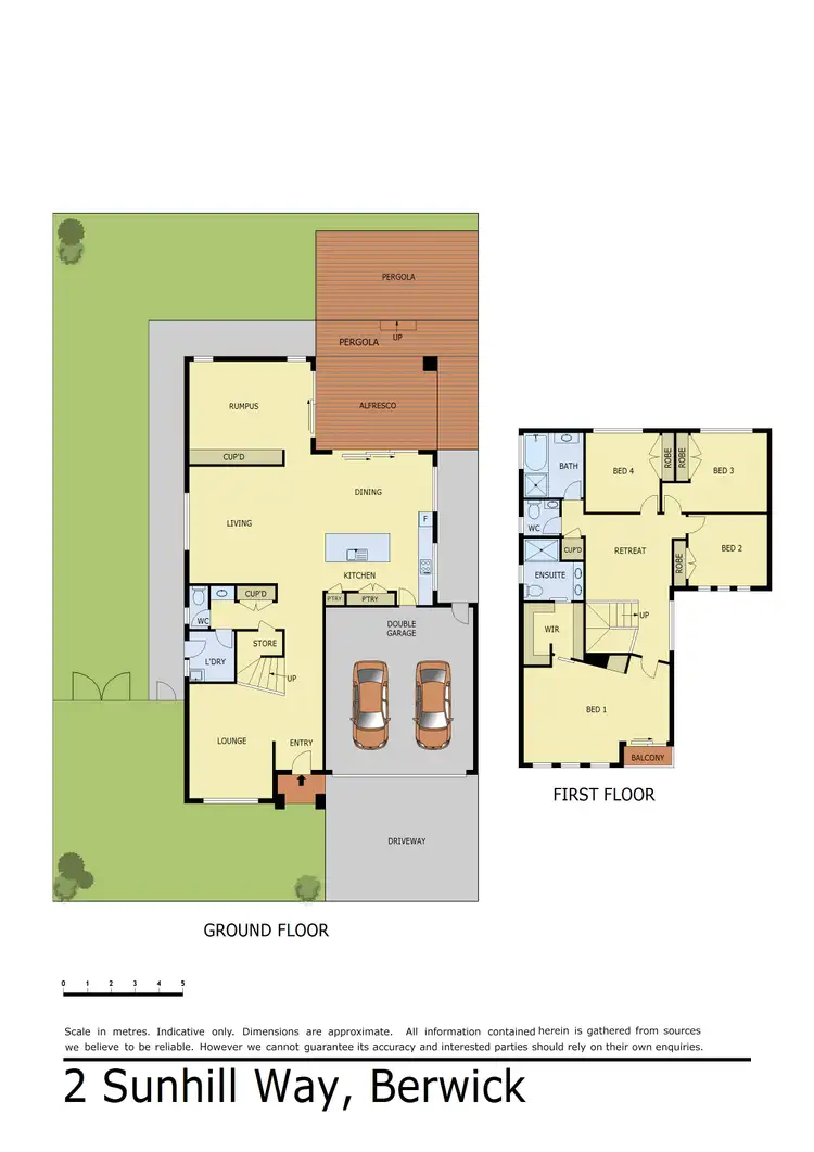 Floorplan of Homely house listing, 2 Sunhill Way, Berwick VIC 3806