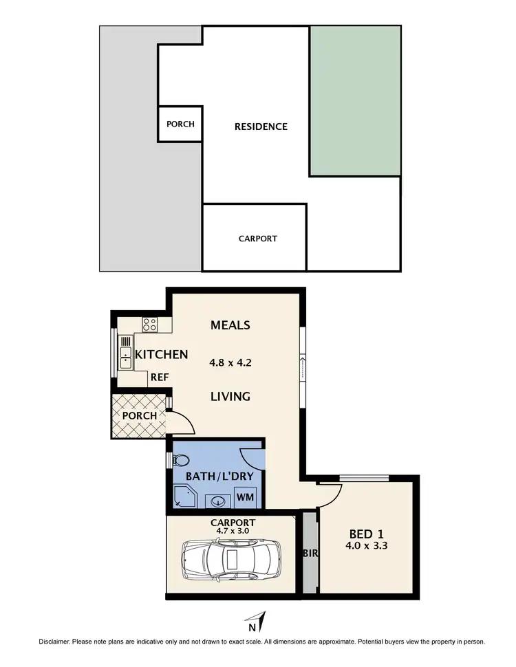 Floorplan of Homely unit listing, 2/15 Orrong Avenue, Reservoir VIC 3073