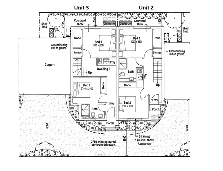 Floorplan of Homely unit listing, 3/33 Clements Grove, Reservoir VIC 3073