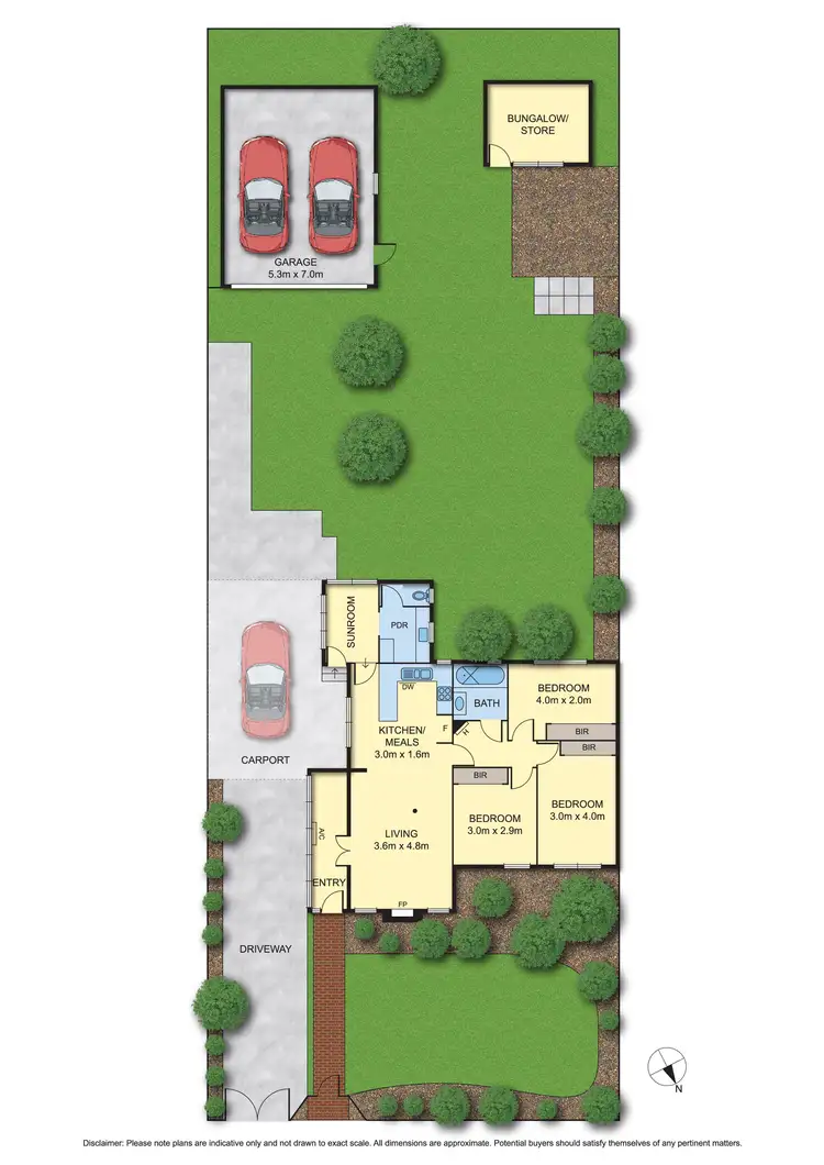 Floorplan of Homely house listing, 1 Berwick Street, Reservoir VIC 3073