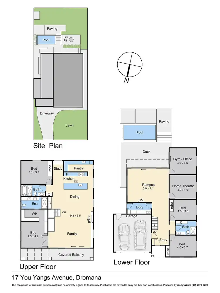 Floorplan of Homely house listing, 17 You Yangs Avenue, Dromana VIC 3936