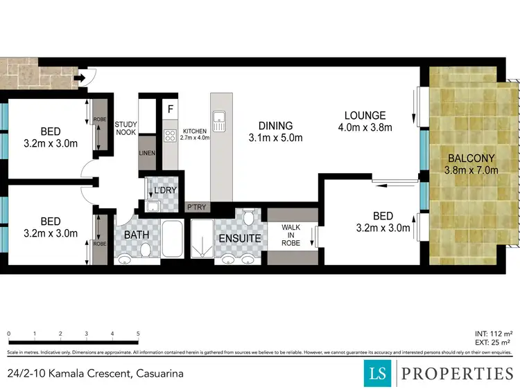 Floorplan of Homely unit listing, 24/2-10 Kamala Crescent, Casuarina NSW 2487