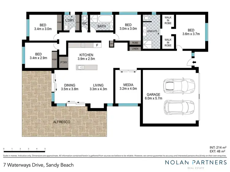 Floorplan of Homely house listing, 7 Waterways Drive, Sandy Beach NSW 2456