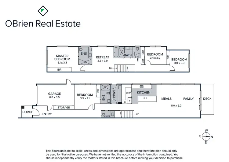 Floorplan of Homely townhouse listing, 3a Luxmoore Street, Cheltenham VIC 3192