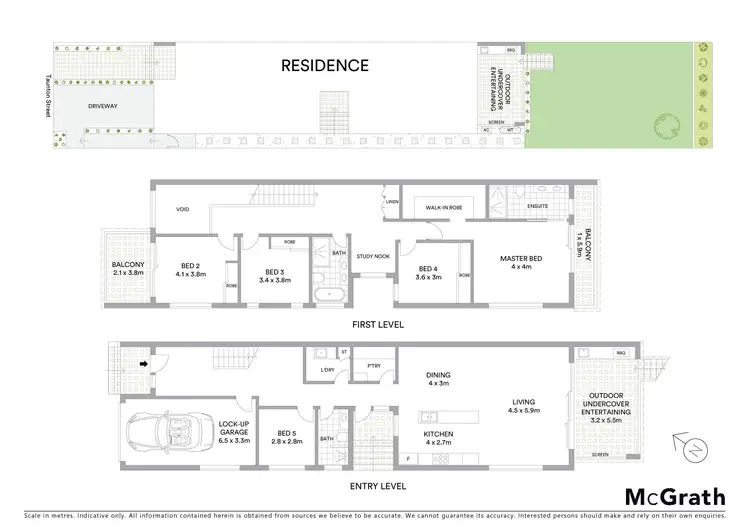 Floorplan of Homely semi-detached listing, 2a Taunton Street, Blakehurst NSW 2221