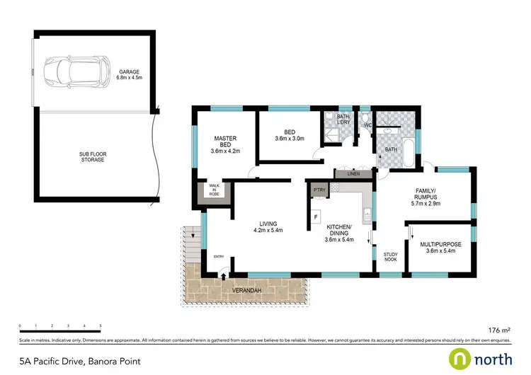 Floorplan of Homely house listing, 5A Pacific Drive, Banora Point NSW 2486