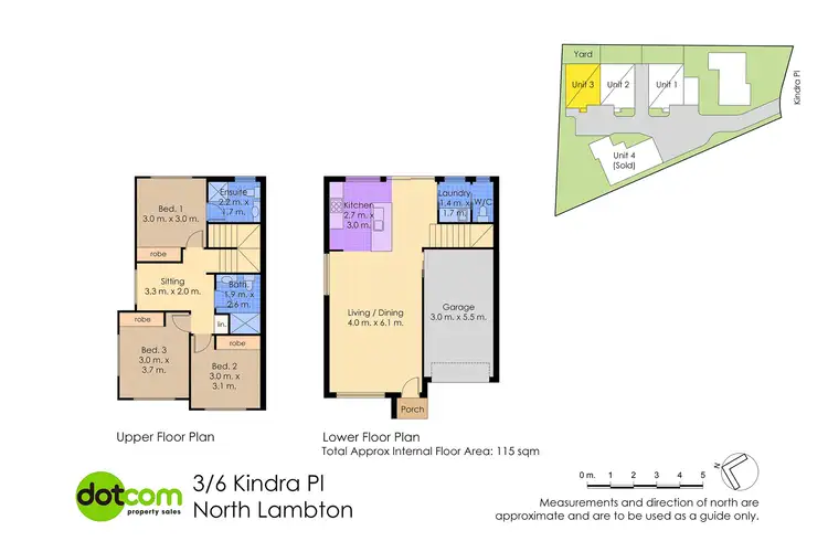 Floorplan of Homely townhouse listing, 5/6 Kindra Place, North Lambton NSW 2299