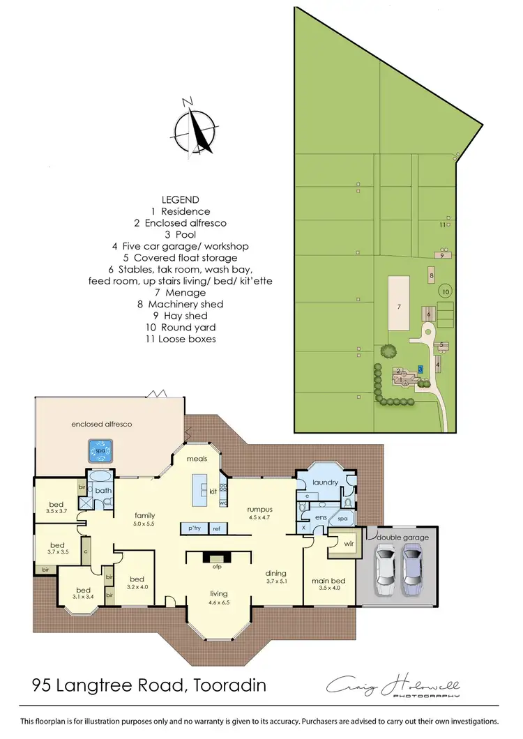 Floorplan of Homely rural property listing, 95 Langtree Road, Tooradin VIC 3980
