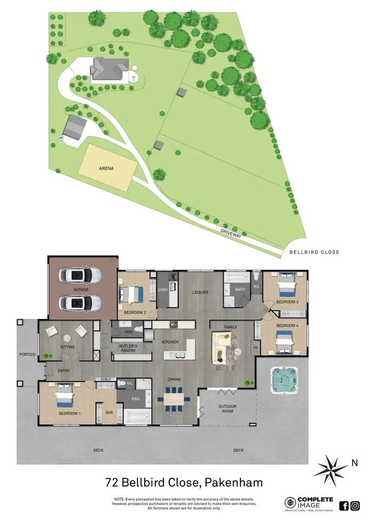 Floorplan of Homely house listing, 72 Bellbird Close, Pakenham VIC 3810