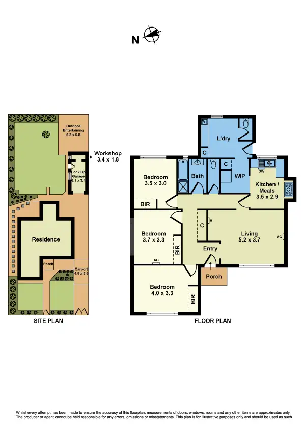 Floorplan of Homely house listing, 32 Lodden Street, Sunshine North VIC 3020