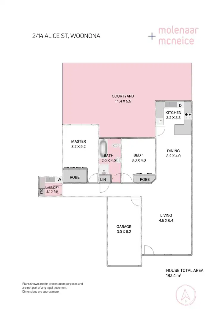 Floorplan of Homely villa listing, 2/18 Alice Street, Woonona NSW 2517